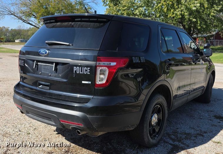 image for item FI0597 2015 Ford Explorer Police Interceptor  SUV