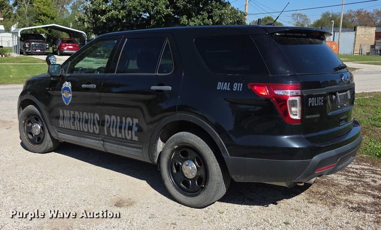 image for item FI0597 2015 Ford Explorer Police Interceptor  SUV