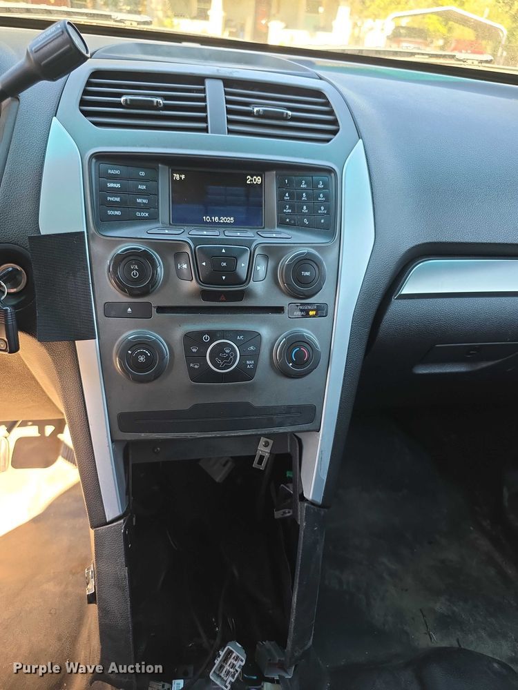 image for item FI0597 2015 Ford Explorer Police Interceptor  SUV