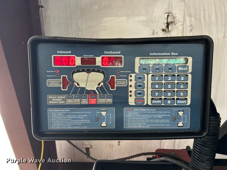 image for item DF8629 (2) Coats 1250 tire balance machines