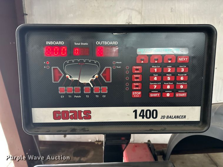 image for item DF8631 Coats 1400 tire balancer