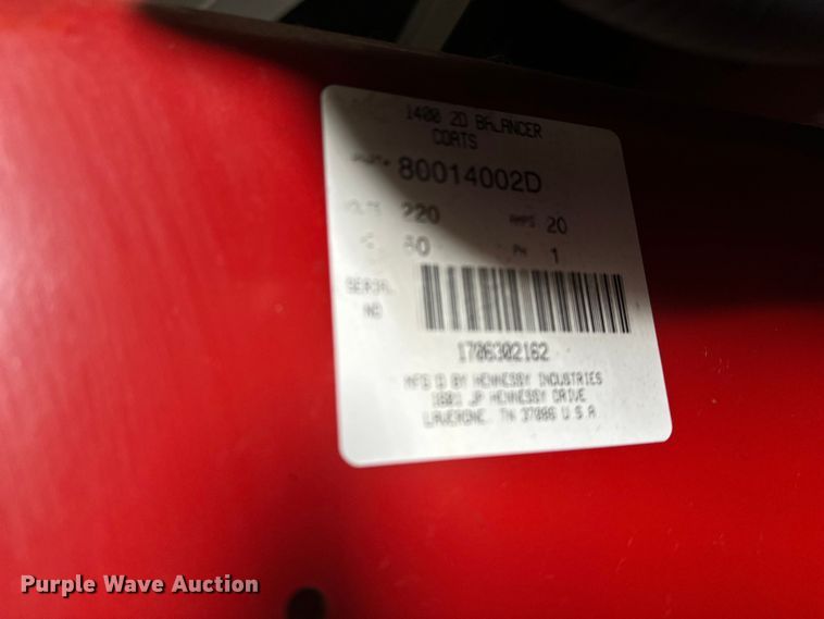 image for item DF8631 Coats 1400 tire balancer