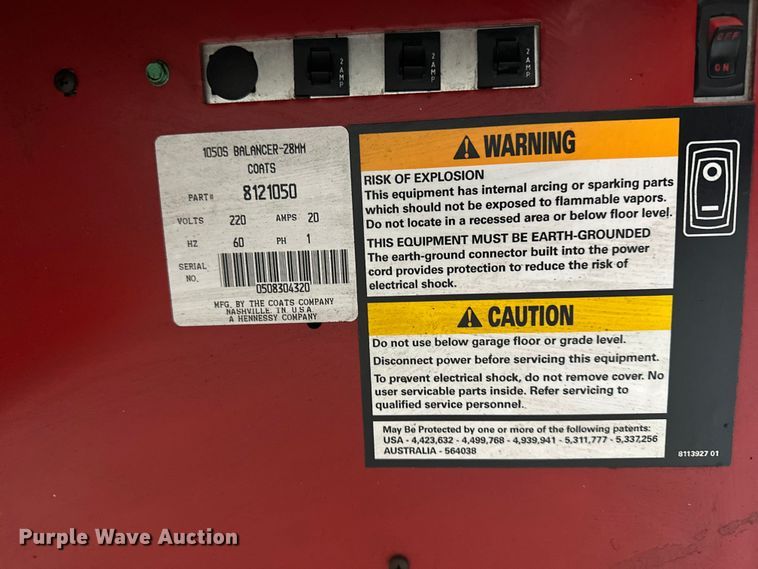 image for item DF8636 (3) tire machines