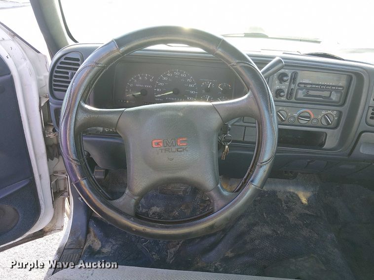 image for item DJ7859 1999 GMC Sierra 2500 utility bed pickup truck