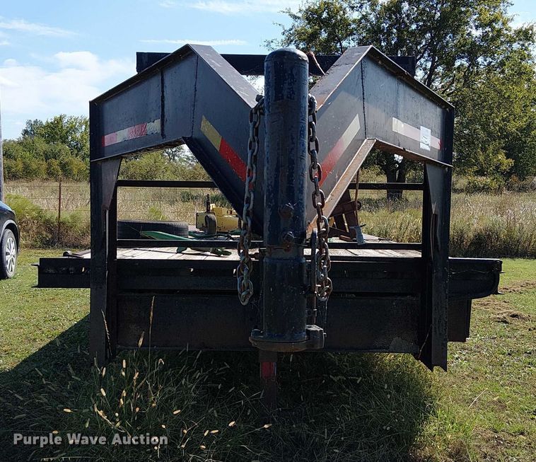 image for item DJ7866 Shop built flatbed trailer