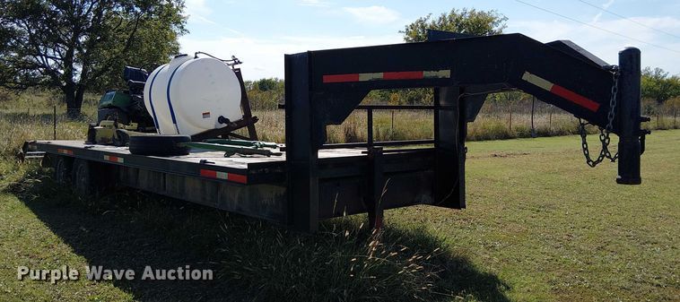 image for item DJ7866 Shop built flatbed trailer