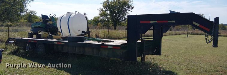 image for item DJ7866 Shop built flatbed trailer