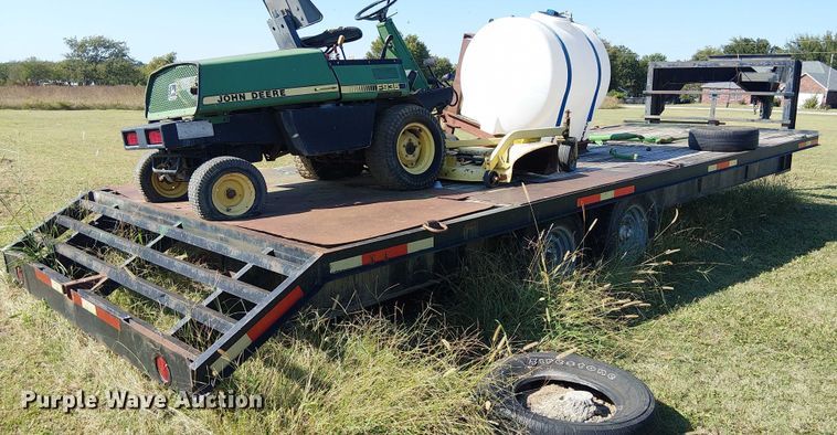image for item DJ7866 Shop built flatbed trailer