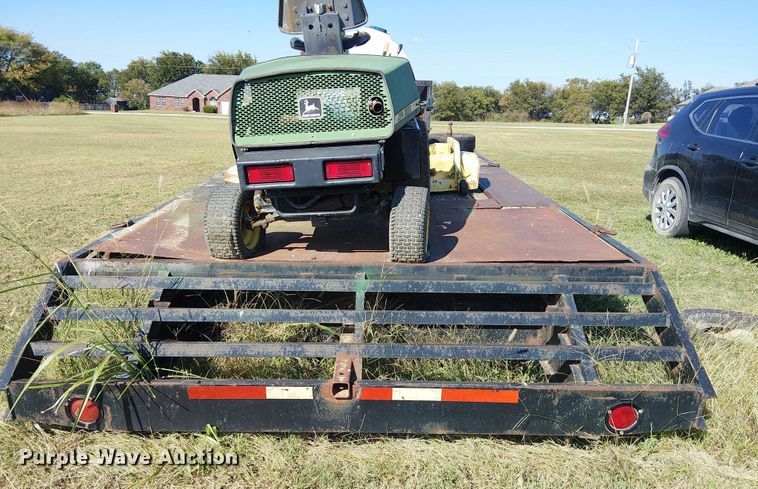 image for item DJ7866 Shop built flatbed trailer