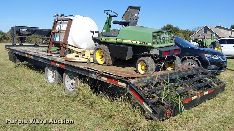 image for item DJ7866 Shop built flatbed trailer
