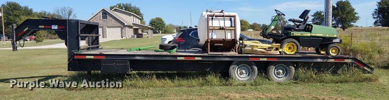 image for item DJ7866 Shop built flatbed trailer