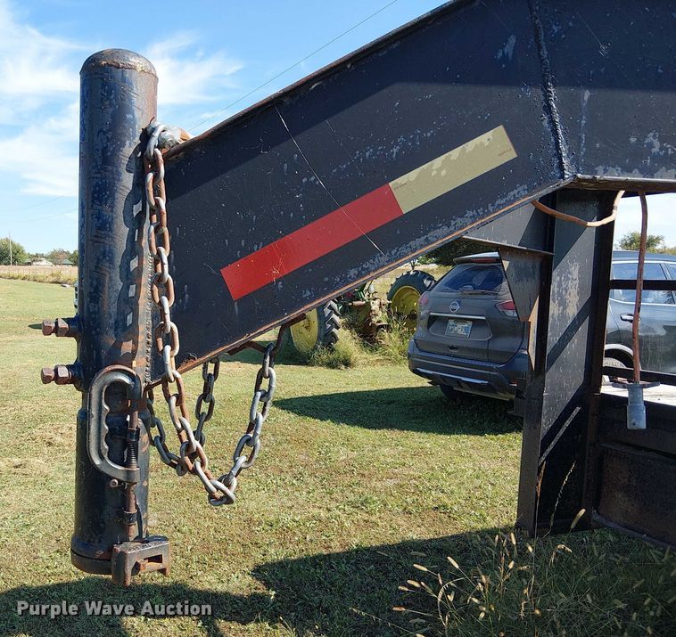 image for item DJ7866 Shop built flatbed trailer