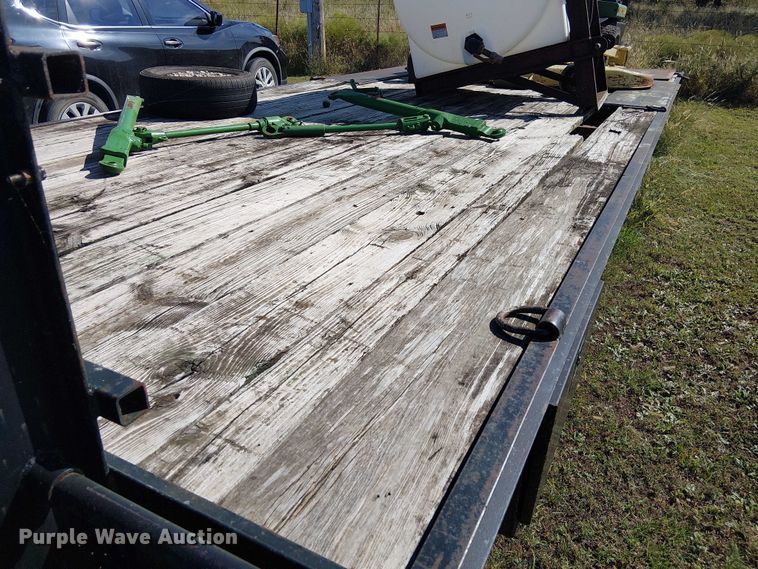 image for item DJ7866 Shop built flatbed trailer