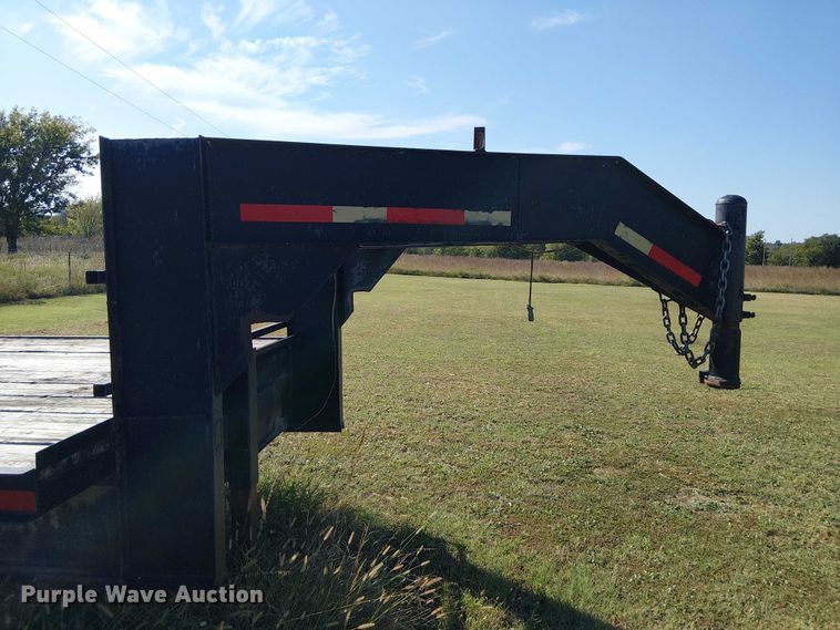 image for item DJ7866 Shop built flatbed trailer