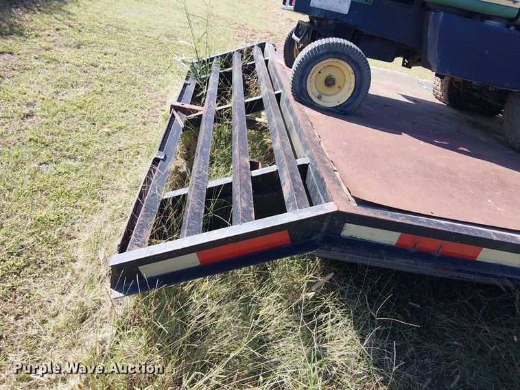 image for item DJ7866 Shop built flatbed trailer