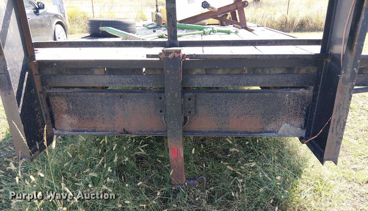 image for item DJ7866 Shop built flatbed trailer