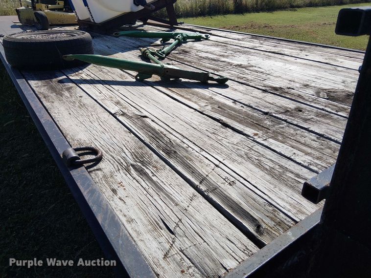 image for item DJ7866 Shop built flatbed trailer