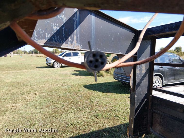 image for item DJ7866 Shop built flatbed trailer