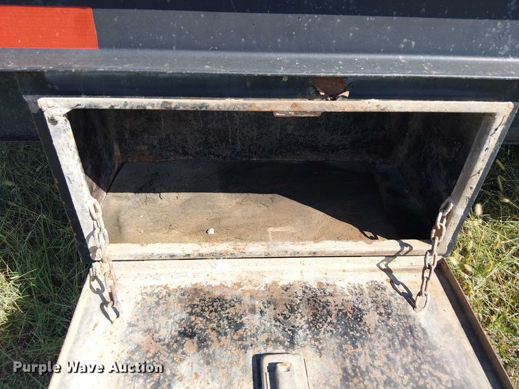 image for item DJ7866 Shop built flatbed trailer