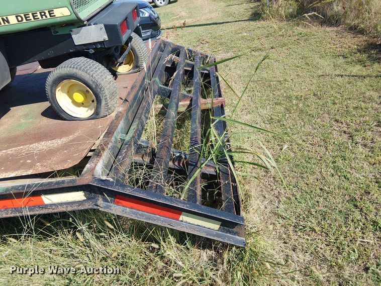 image for item DJ7866 Shop built flatbed trailer