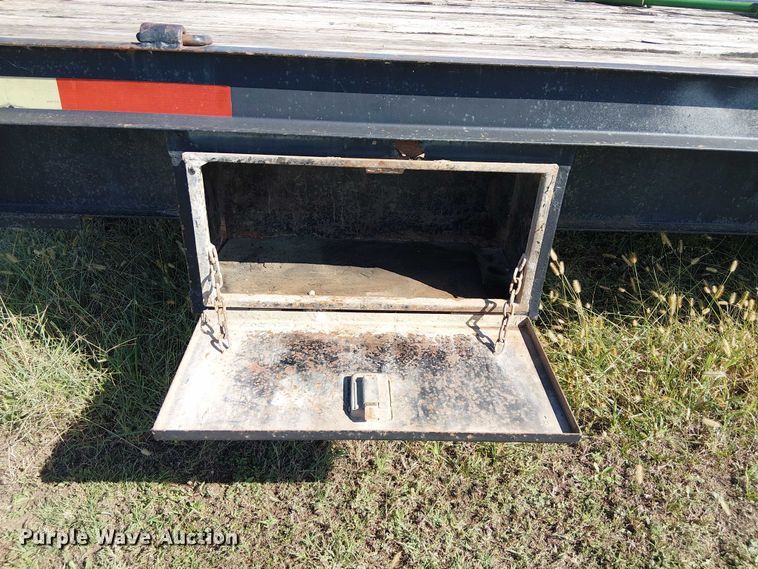 image for item DJ7866 Shop built flatbed trailer