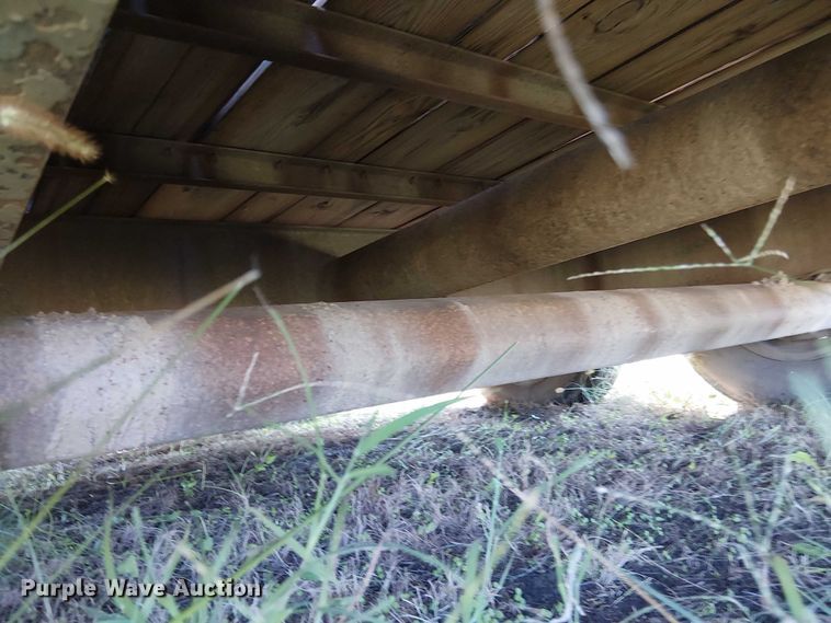 image for item DJ7866 Shop built flatbed trailer