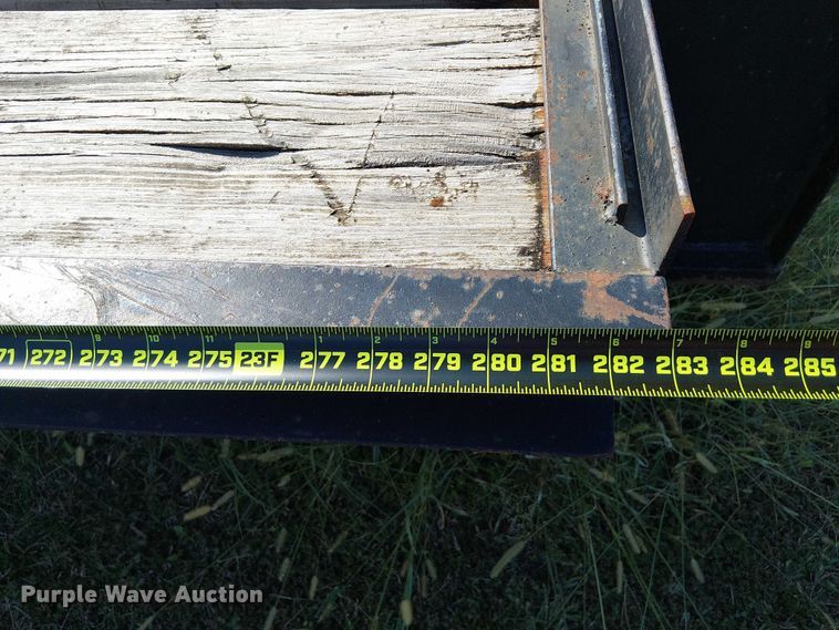 image for item DJ7866 Shop built flatbed trailer