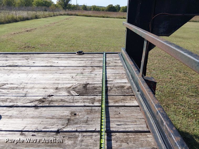 image for item DJ7866 Shop built flatbed trailer