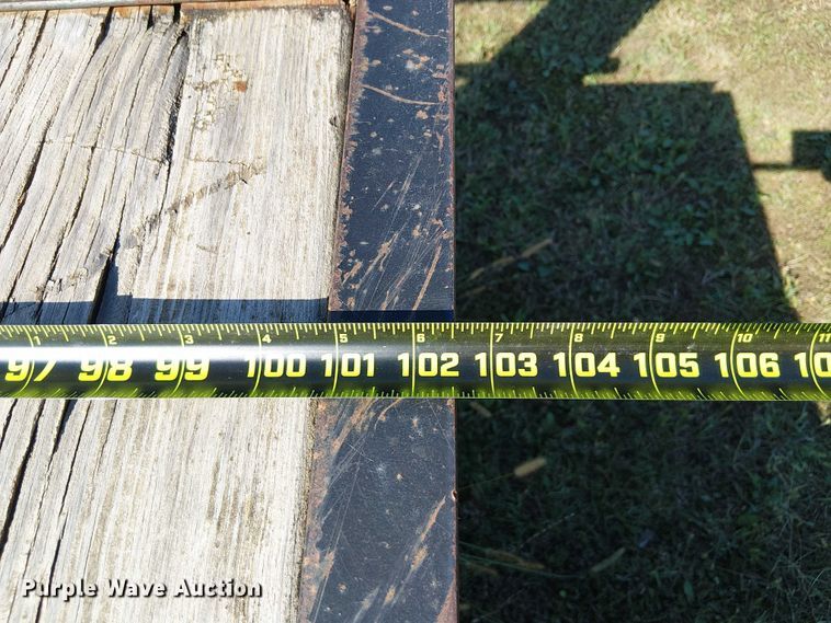 image for item DJ7866 Shop built flatbed trailer