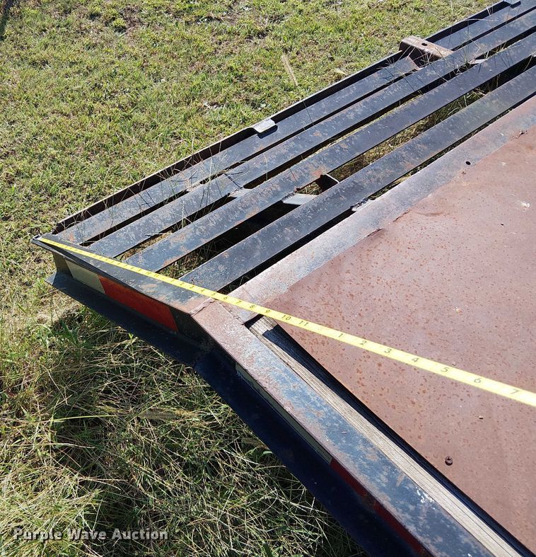 image for item DJ7866 Shop built flatbed trailer