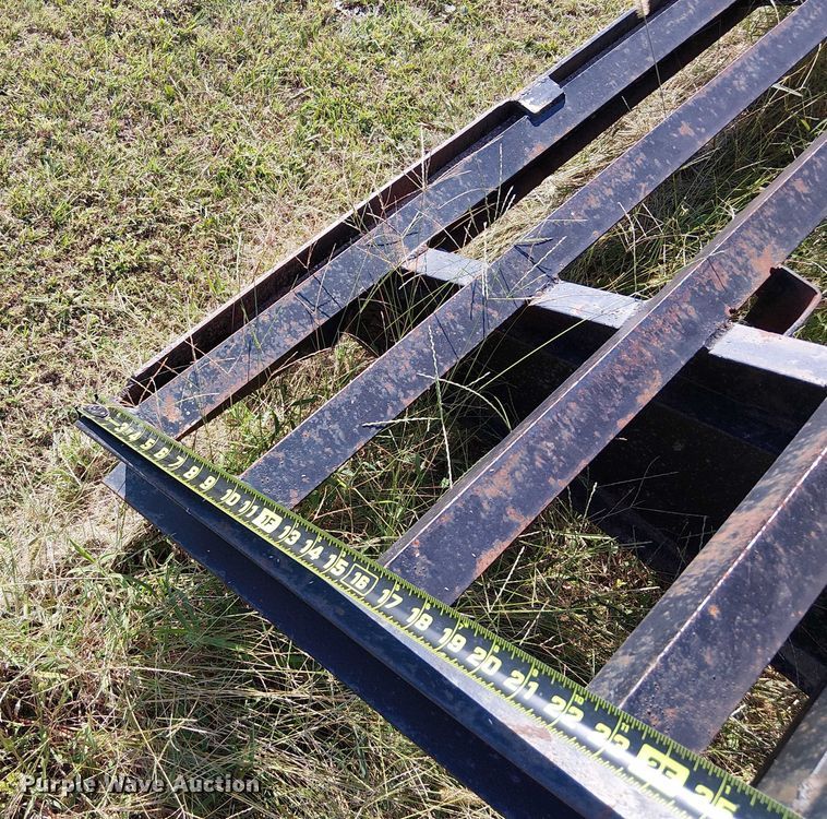 image for item DJ7866 Shop built flatbed trailer