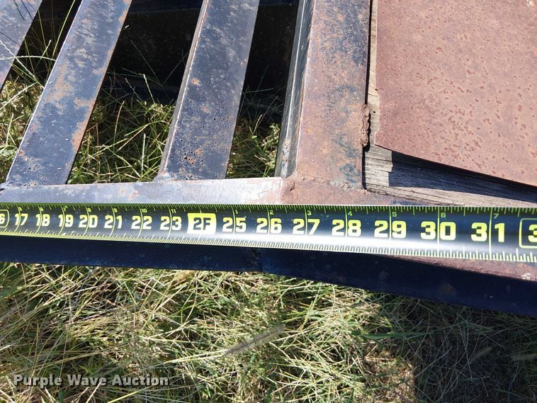 image for item DJ7866 Shop built flatbed trailer