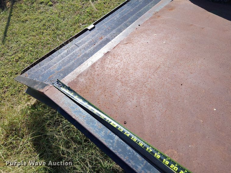 image for item DJ7866 Shop built flatbed trailer