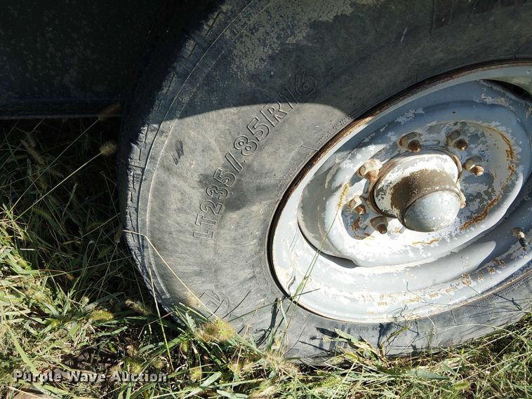 image for item DJ7866 Shop built flatbed trailer