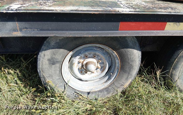 image for item DJ7866 Shop built flatbed trailer