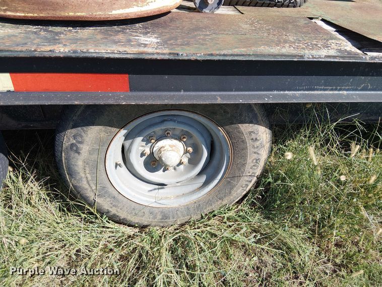 image for item DJ7866 Shop built flatbed trailer