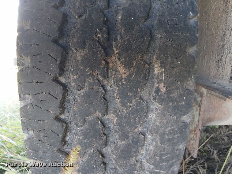 image for item DJ7866 Shop built flatbed trailer