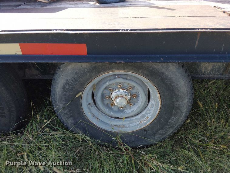 image for item DJ7866 Shop built flatbed trailer