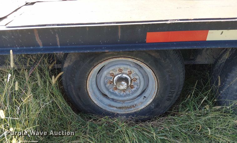 image for item DJ7866 Shop built flatbed trailer