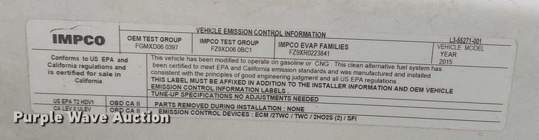 image for item DJ7867 2015 GMC Sierra 2500HD Double Cab pickup truck