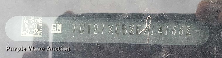 image for item DJ7867 2015 GMC Sierra 2500HD Double Cab pickup truck