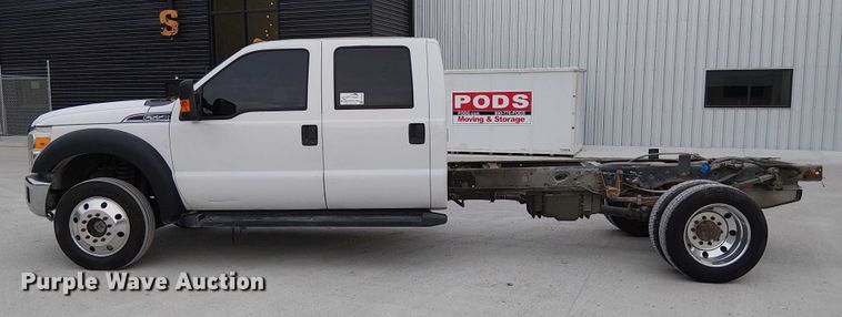 image for item DJ7872 2011 Ford F550 Super Duty Crew Cab truck cab and chassis