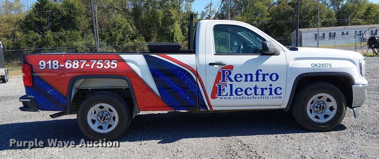 image for item DJ7888 2018 GMC Sierra 1500 pickup truck