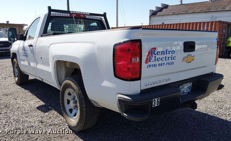 image for item DJ7890 2018 Chevrolet Silverado 1500 pickup truck