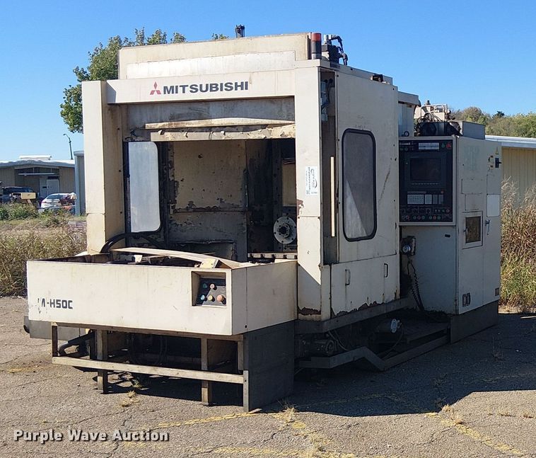 image for item DJ7894 1992 Mitsubishi M-H50C horizontal machining center