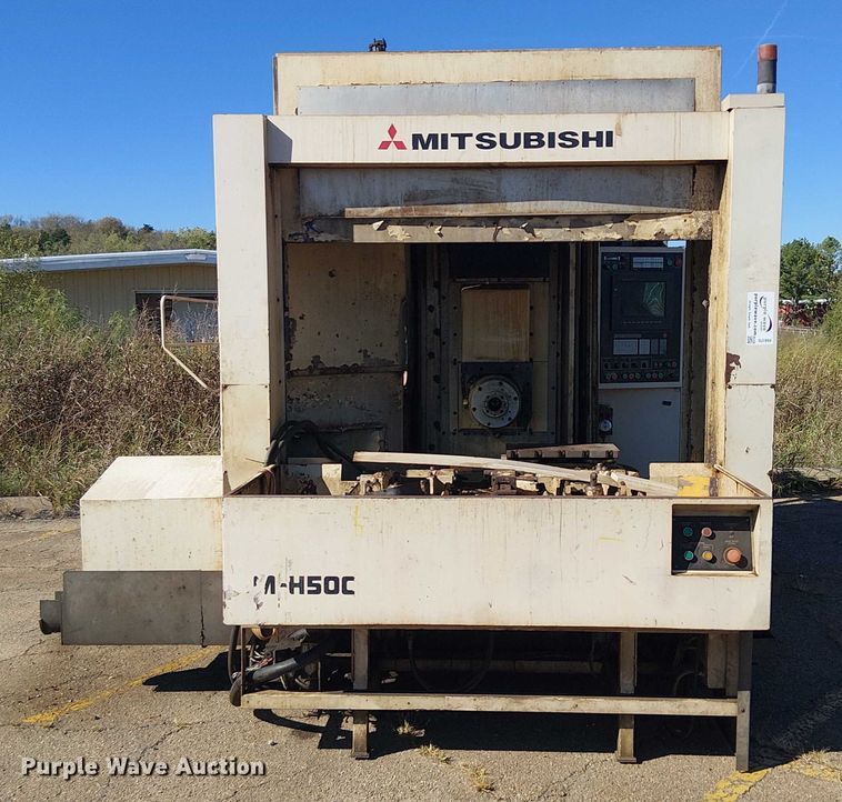 image for item DJ7894 1992 Mitsubishi M-H50C horizontal machining center
