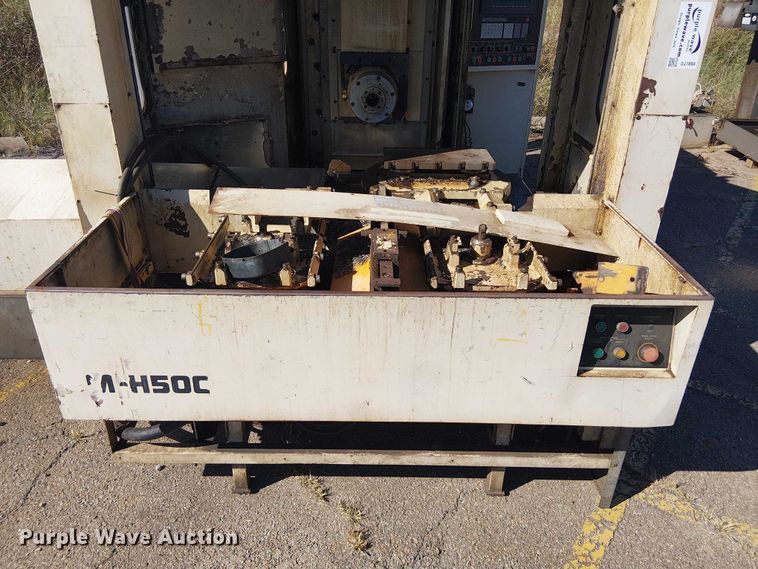 image for item DJ7894 1992 Mitsubishi M-H50C horizontal machining center