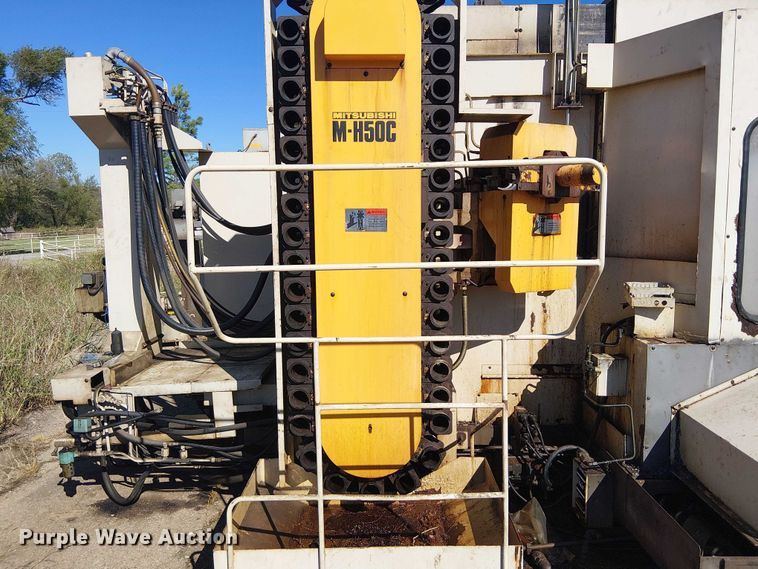 image for item DJ7894 1992 Mitsubishi M-H50C horizontal machining center