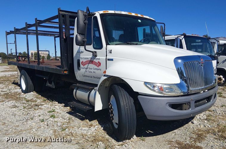 image for item DJ7896 2012 International 4300 flatbed truck