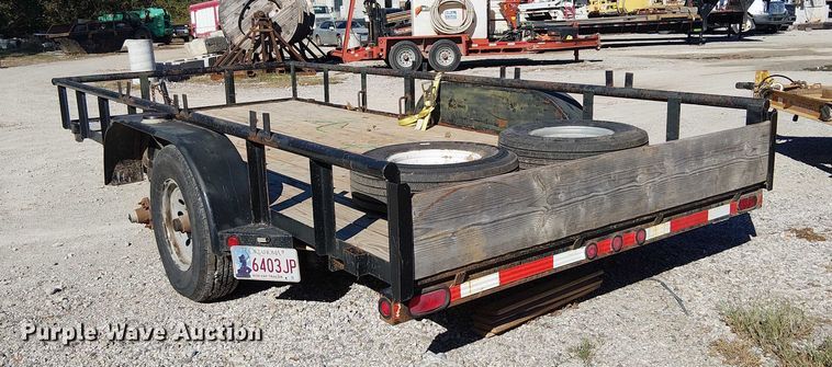image for item DJ7904 2012 Maxey utility trailer